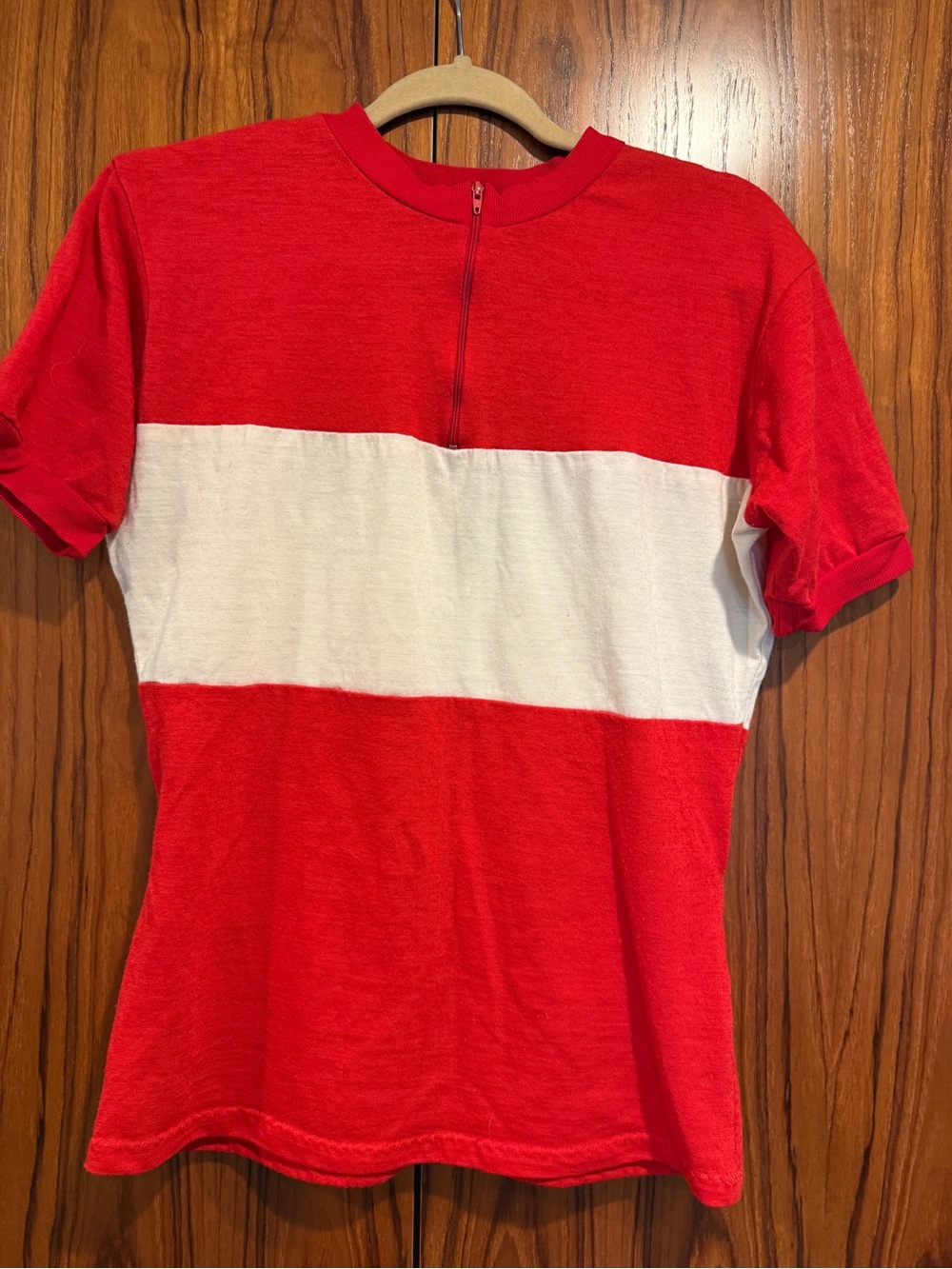 Vintage Wool Cycling Jersey Mens M